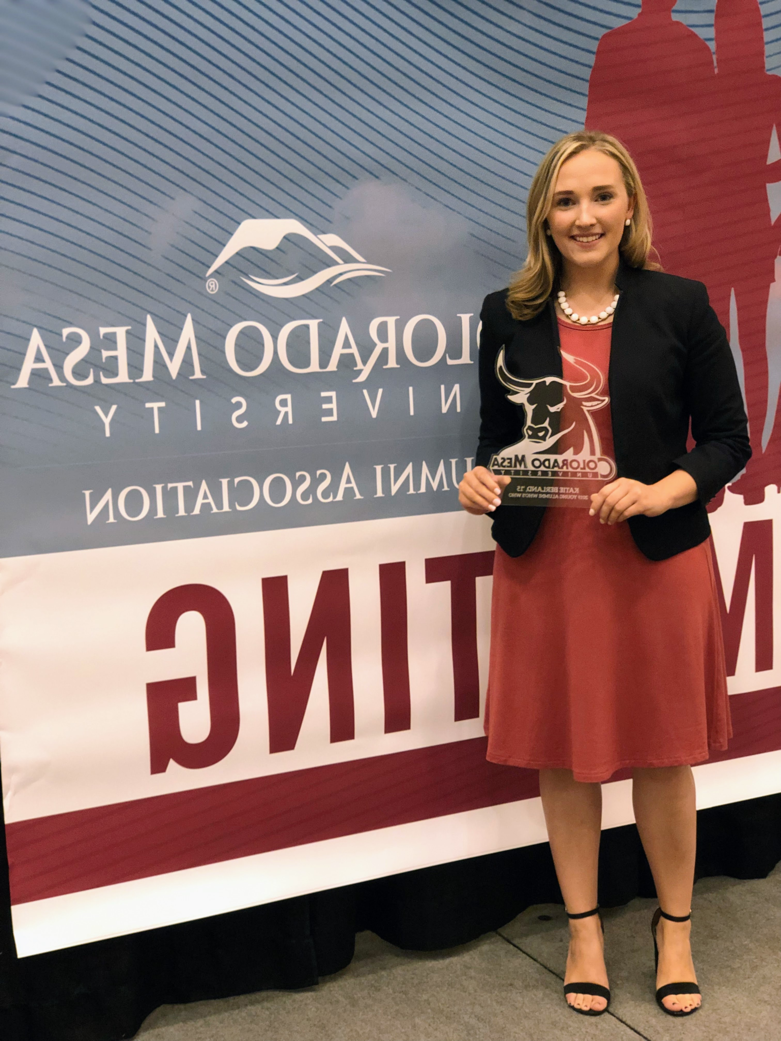 凯蒂在2019年获得了CMU校友会名人奖